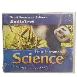 Scott Foresman Science Audiotext CD 4th Grade 4 Sealed 2006 Case Corner Cracked